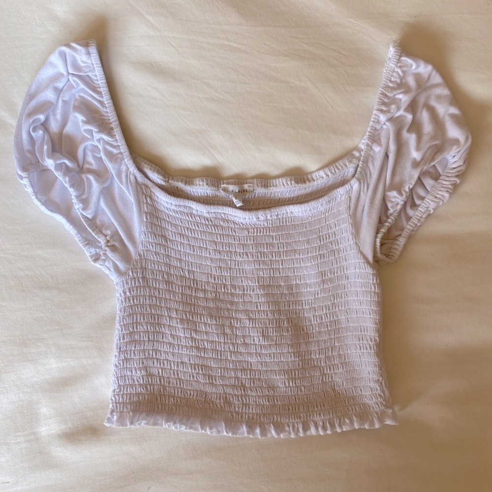 White Off the Shoulder Top